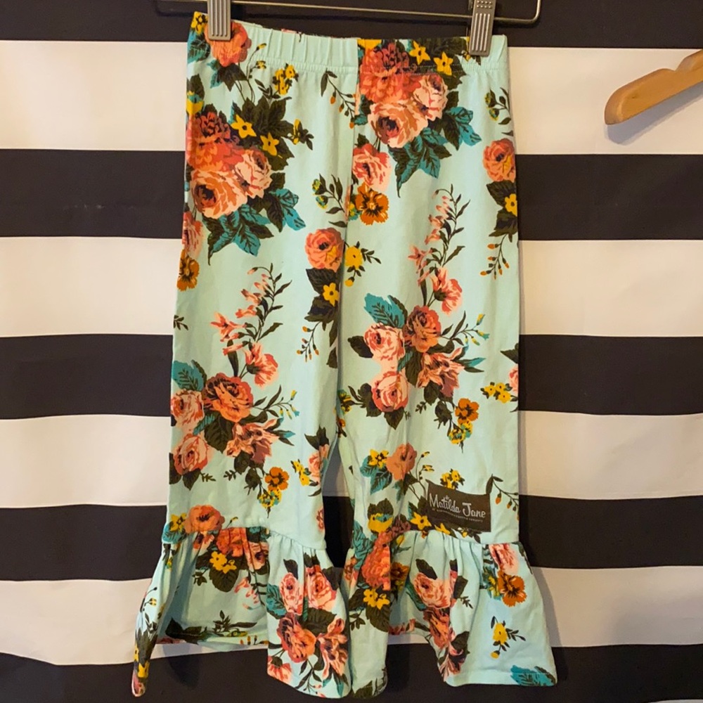 Matilda Jane girls size 4 floral Big Ruffles